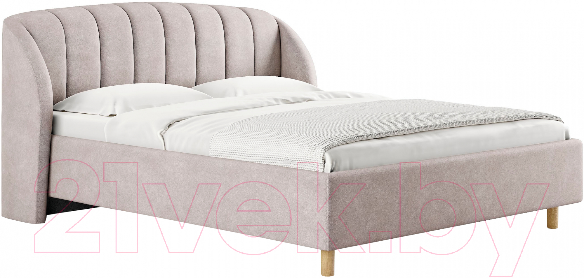 Каркас кровати Сонум Valencia 90x200 (эвита латте) - фото