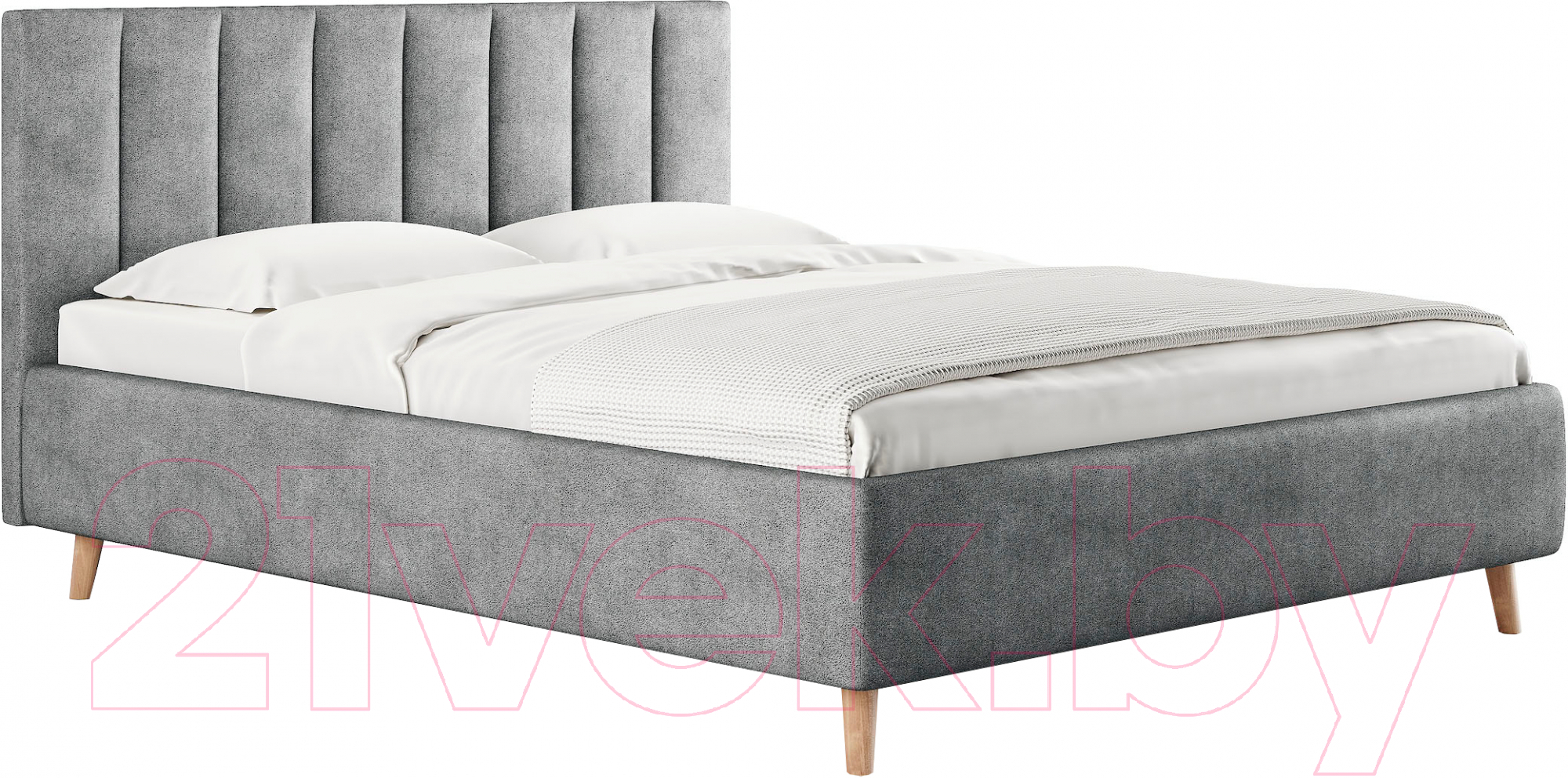 Каркас кровати Сонум Alma 180x200 (фултон серый) - фото