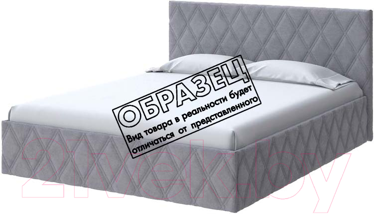 Каркас кровати Proson Fresco Teddy 318 80x200 (мокрый асфальт) - фото