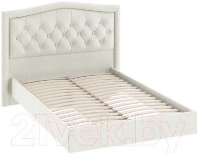 Полуторная кровать ТриЯ Адель 120x200 (крем) - фото