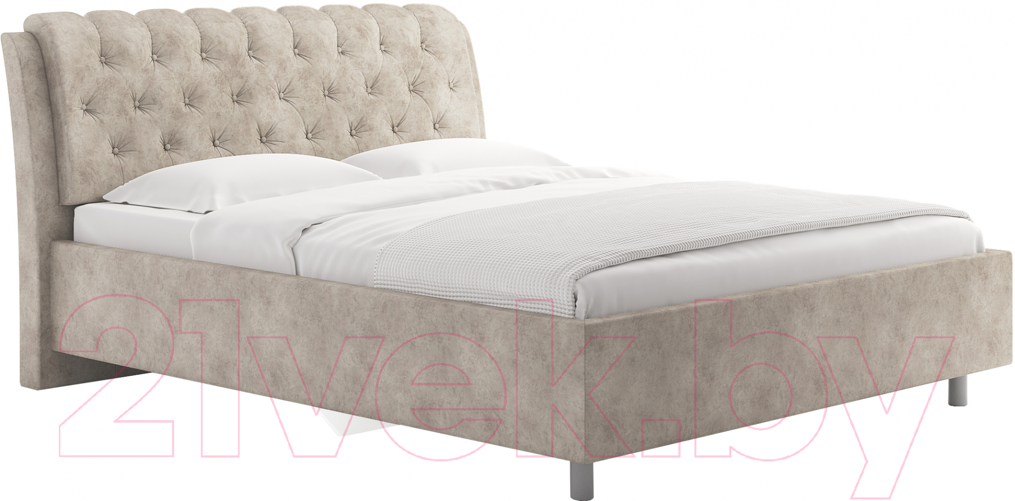 Каркас кровати Сонум Olivia 90x200 (энигма крем) - фото