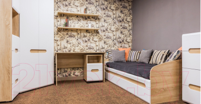 Полуторная кровать Мебель-Неман Леонардо МН-026-10-140