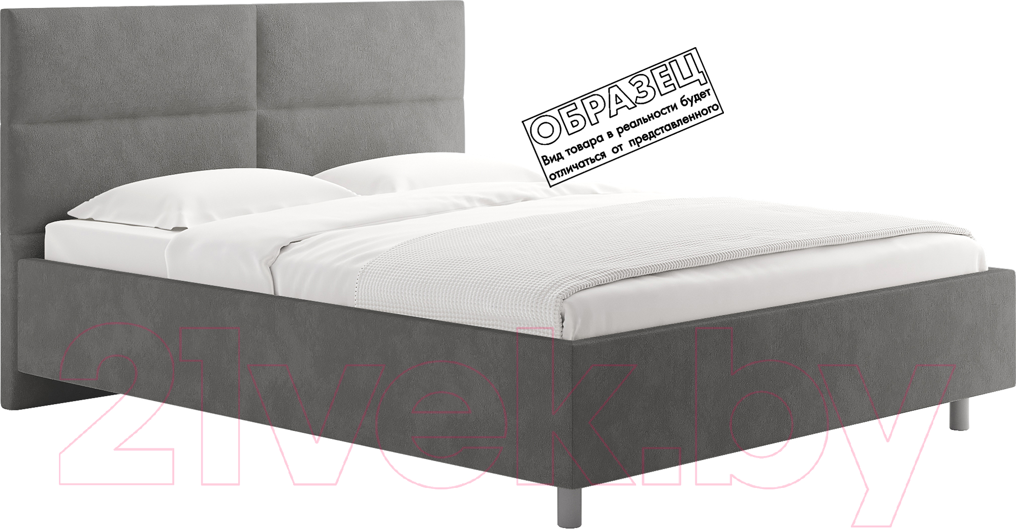 Каркас кровати Сонум Omega 90x200 (лофти серый) - фото