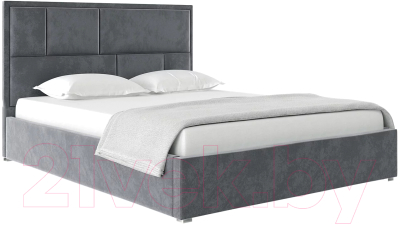 Каркас кровати НК Мебель Madison 160x200 / 72305583 (велюр серый) - фото