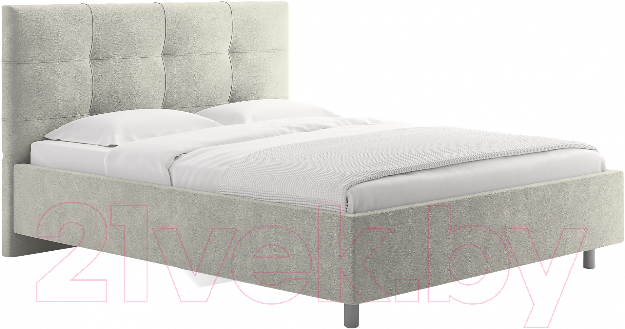 Каркас кровати Сонум Caprice 160x200 (эвита кремовый) - фото