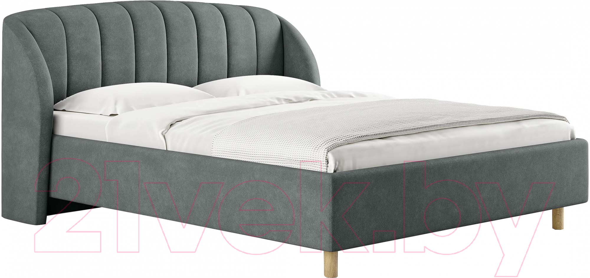 Каркас кровати Сонум Valencia 180x200 (эвита серый) - фото