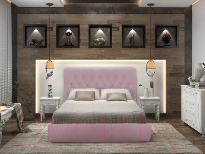 Полуторная кровать Асмана Двойная-4 140x200 (банни 06)