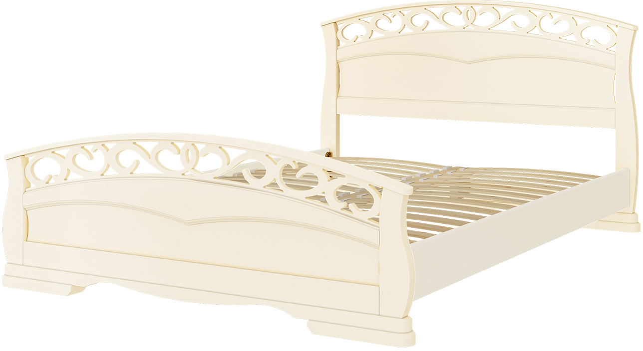 Каркас кровати Bravo Мебель Грация 1 120x200 (слоновая кость) - фото