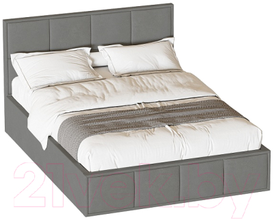 Каркас кровати Мебельград Октавия Стандарт 180x200 (лана серый) - фото