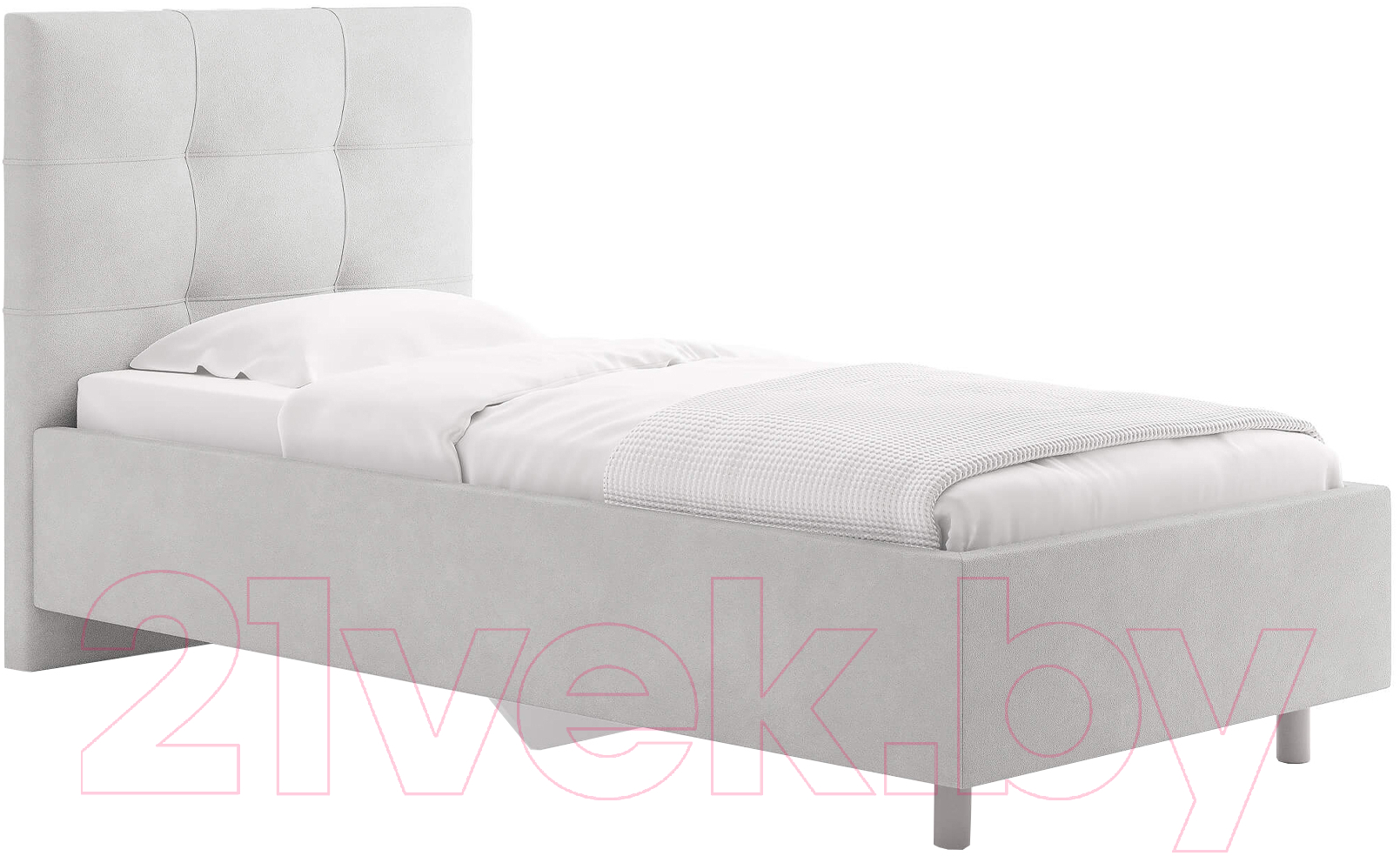 Каркас кровати Сонум Caprice 90x200 (замша пепельный) - фото