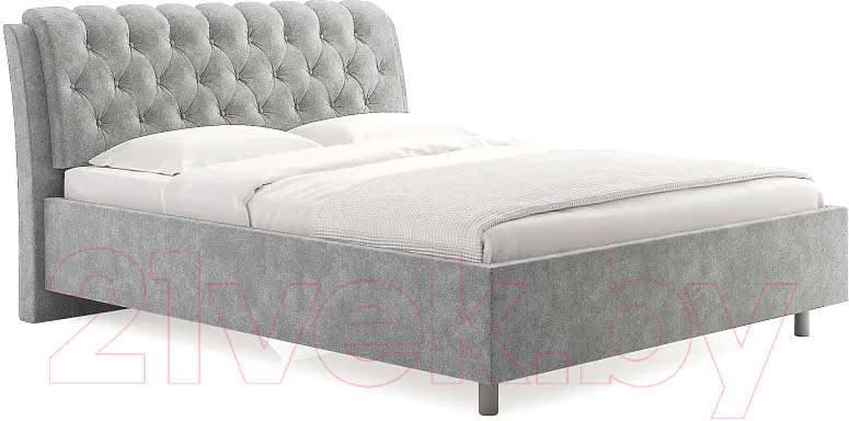 Каркас кровати Сонум Olivia 200x200 (фултон серый) - фото