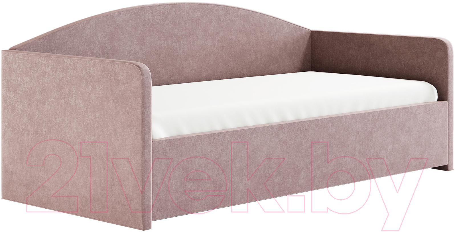 Каркас кровати Сонум Uno 90x200 (микровелюр лиловый) - фото