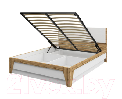 Двуспальная кровать Мебель-Неман Сканди МН-036-20-180