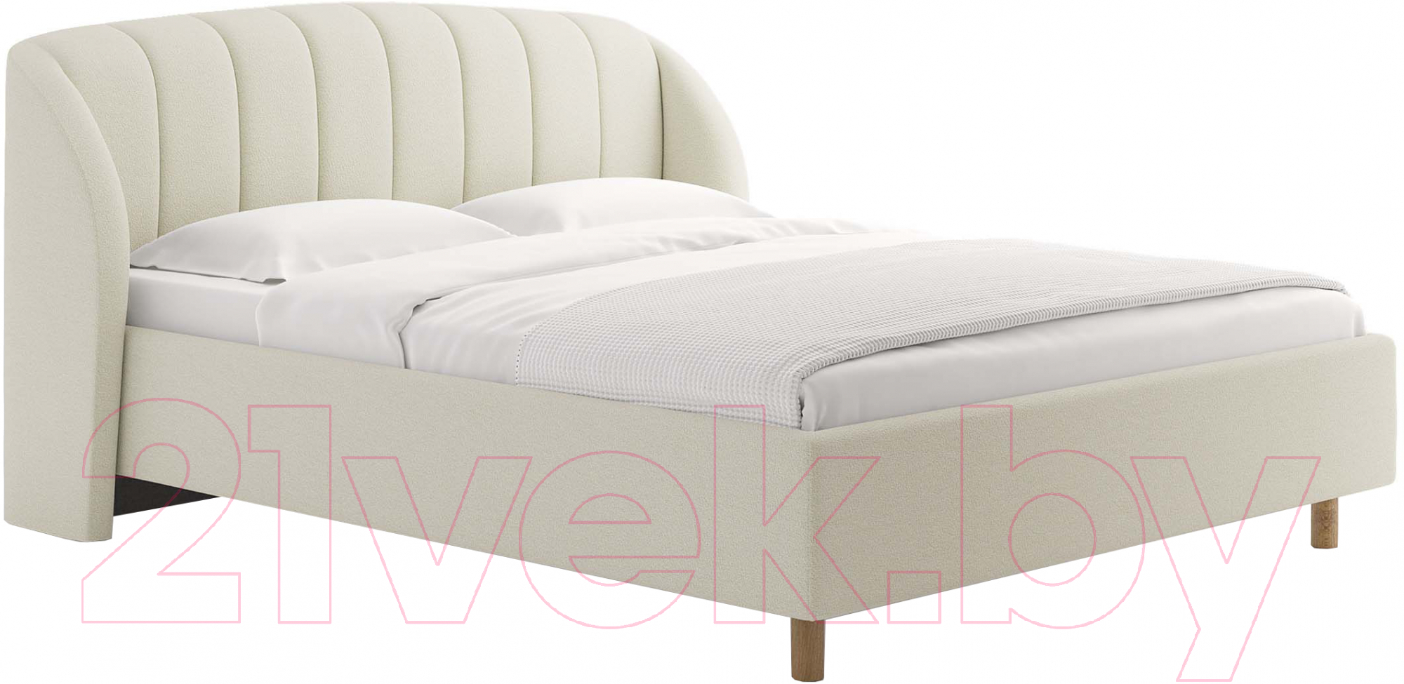 Каркас кровати Сонум Valencia 160x200 (тедди песочный) - фото