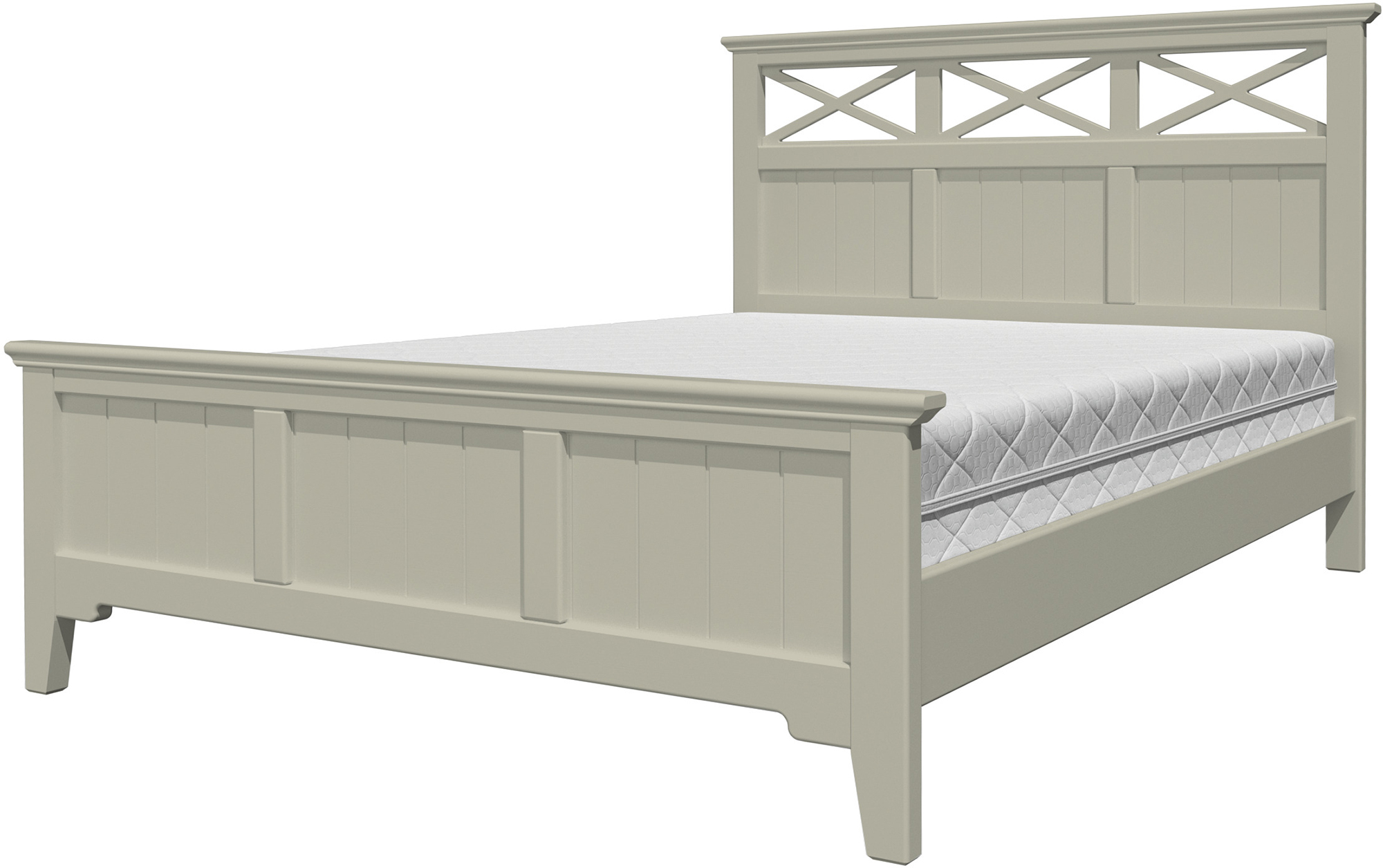 Каркас кровати Bravo Мебель Грация 5 140x200 (фисташковый) - фото