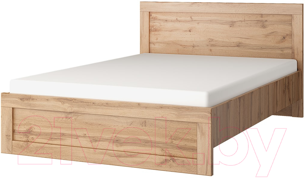 Полуторная кровать Anrex Mortiz 140 (дуб вотан) - фото