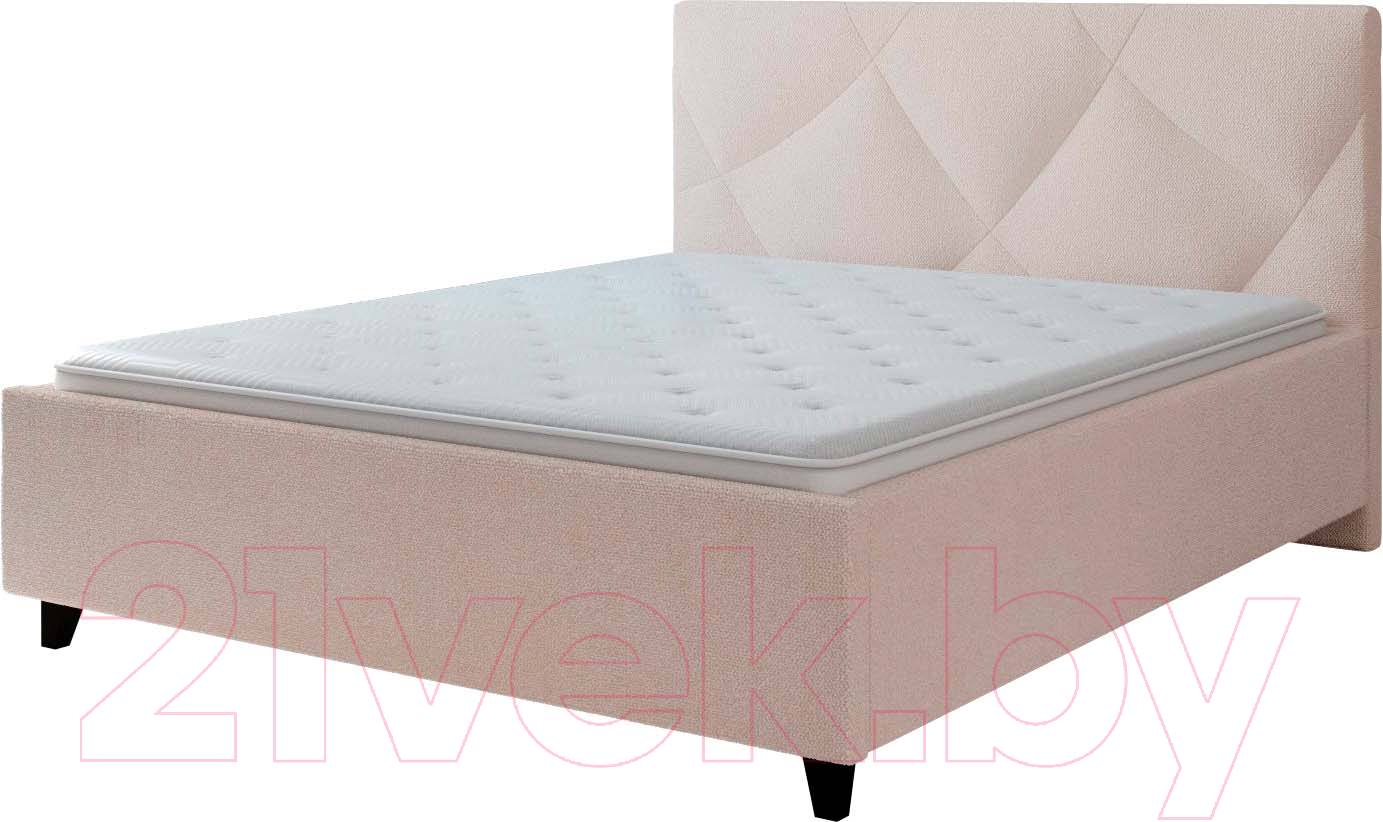 Двуспальная кровать Natura Vera Амбер с ПМ 180x200 (Omega 03) - фото