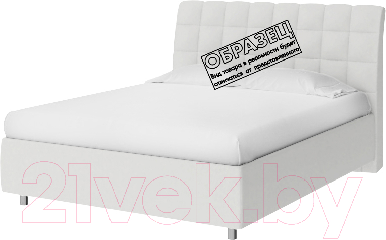 Каркас кровати Proson Volumo Teddy 302 90x200 (жемчужный) - фото