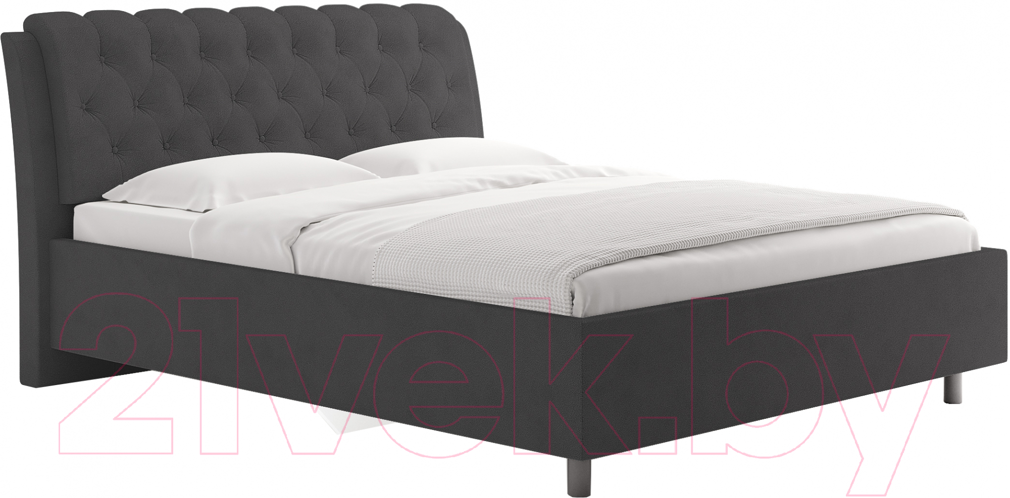 Каркас кровати Сонум Olivia 90x200 (монтего графит) - фото