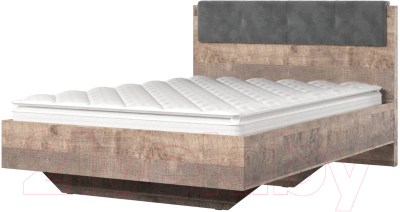 Каркас кровати НК Мебель Hugo 140x200 / 72504916 (дуб гранж) - фото