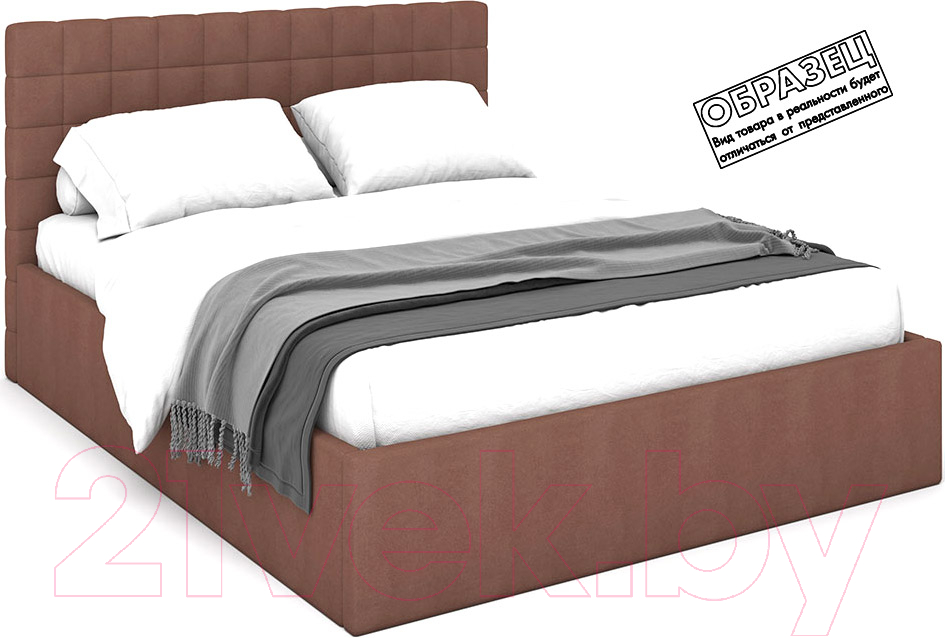 Каркас кровати Rivalli Ребекка 140x200 (Newtone Honey) - фото