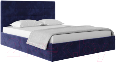 Каркас кровати НК Мебель Соната 90x200 / 72306383 (велюр индиго) - фото