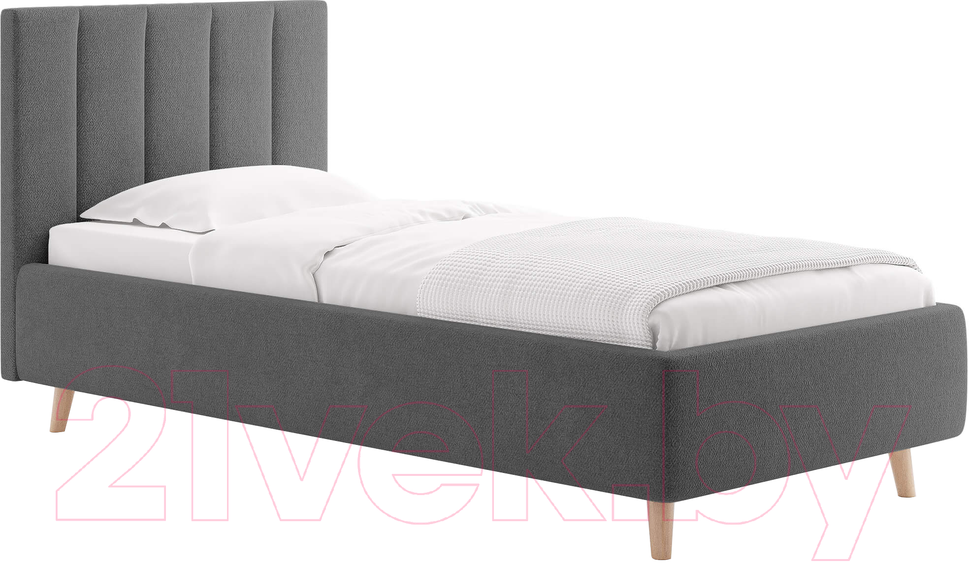 Каркас кровати Сонум Alma 90x200 (рогожка графит) - фото