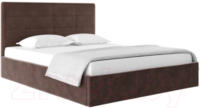 Каркас кровати НК Мебель Соната 180x200 / 72306341 (велюр шоколад) - фото