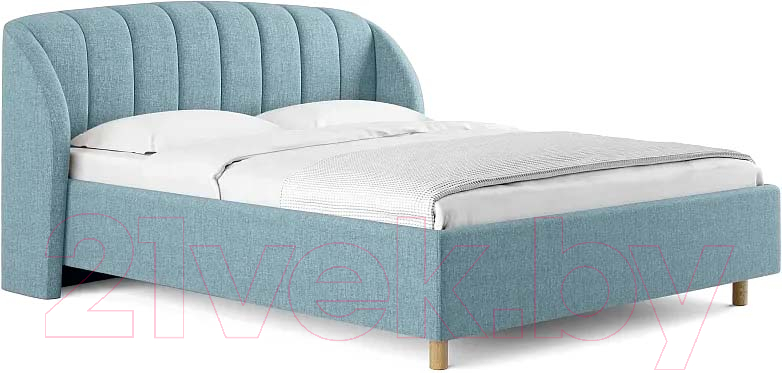 Каркас кровати Сонум Valencia 200x200 (кашемир голубой) - фото