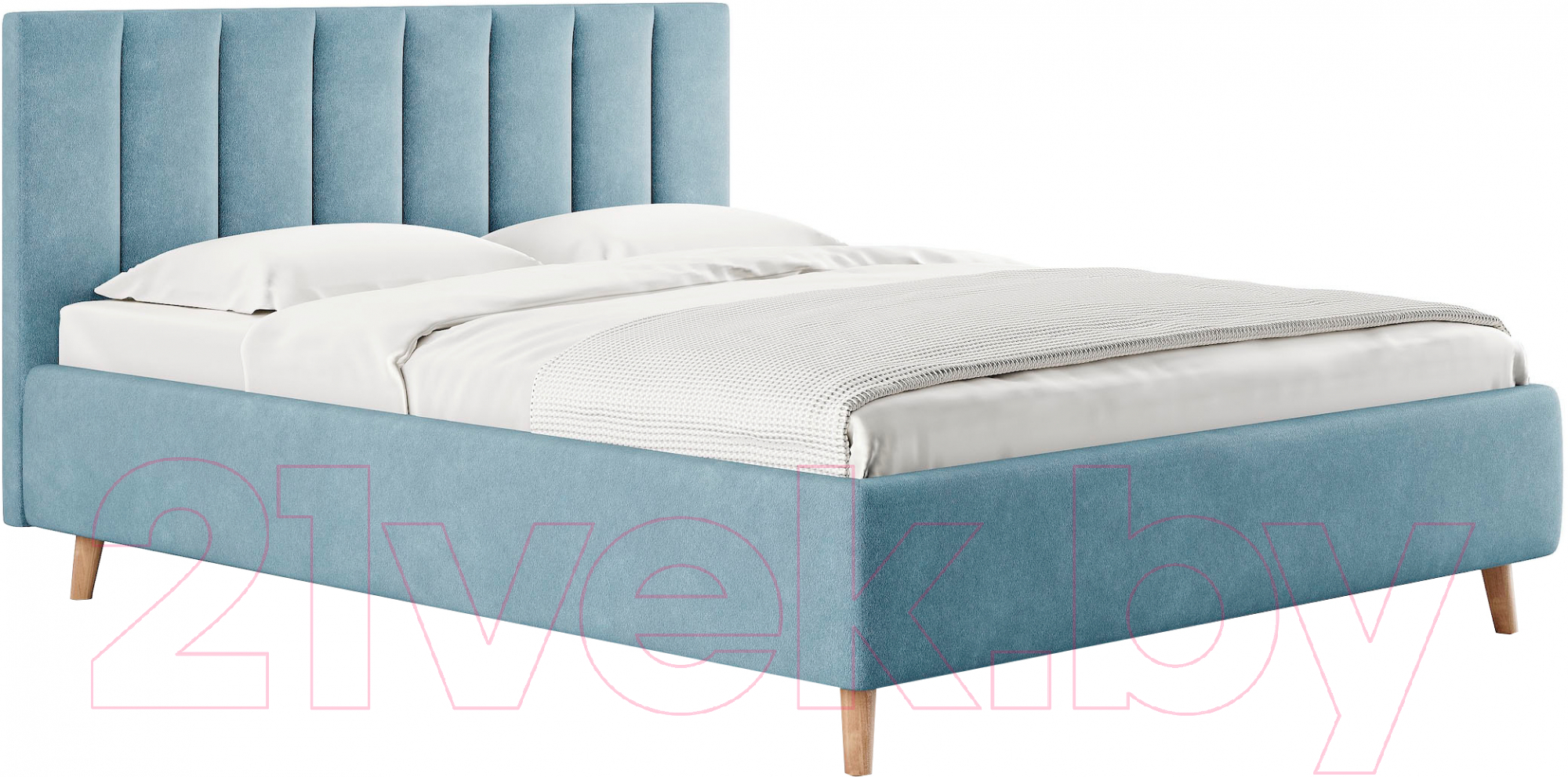 Каркас кровати Сонум Alma 200x200 (эвита голубой) - фото