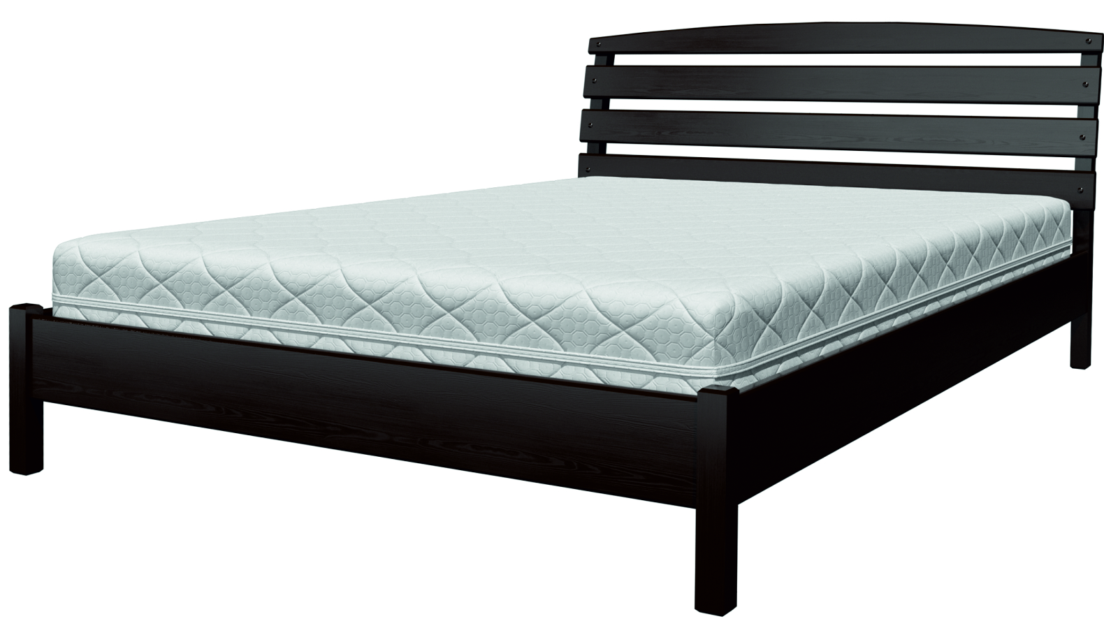 Каркас кровати Bravo Мебель Камелия 1 160x200 (венге) - фото