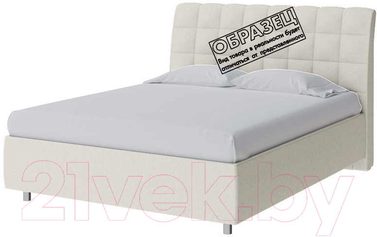 Каркас кровати Proson Volumo Savana Milk 80x200 (молочный) - фото