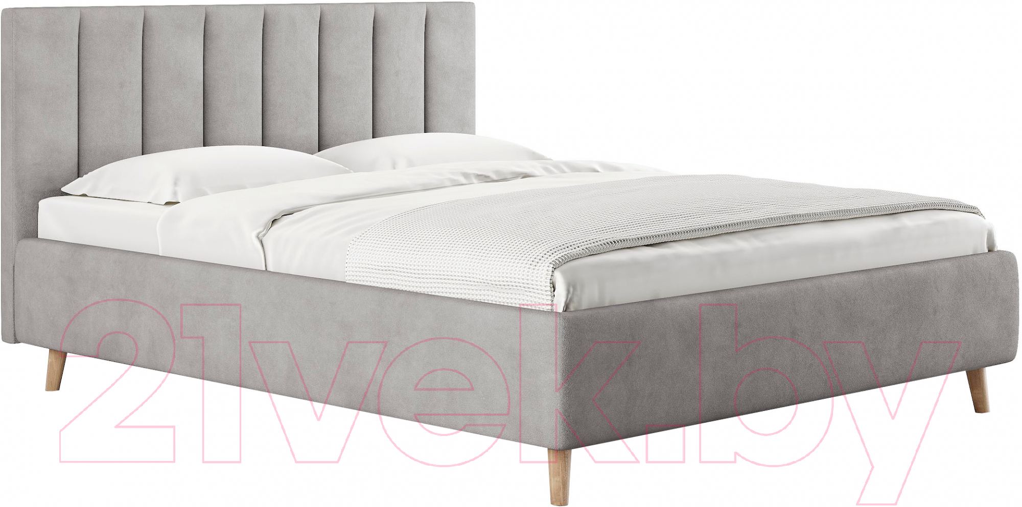 Каркас кровати Сонум Alma 180x200 (замша серый) - фото