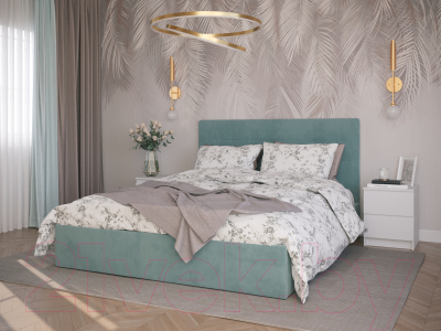 Каркас кровати НК Мебель Соната 140x200 / 72305124 (велюр мята)