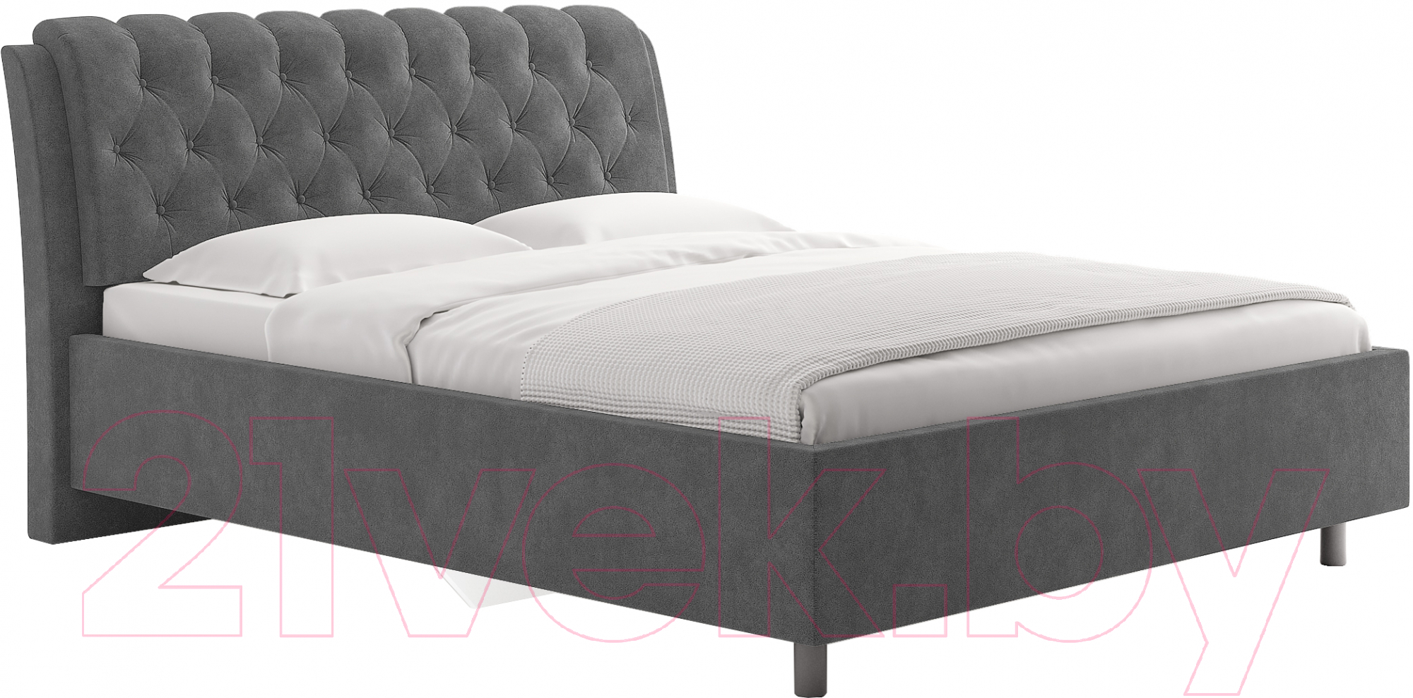 Каркас кровати Сонум Olivia 90x200 (фултон графит) - фото