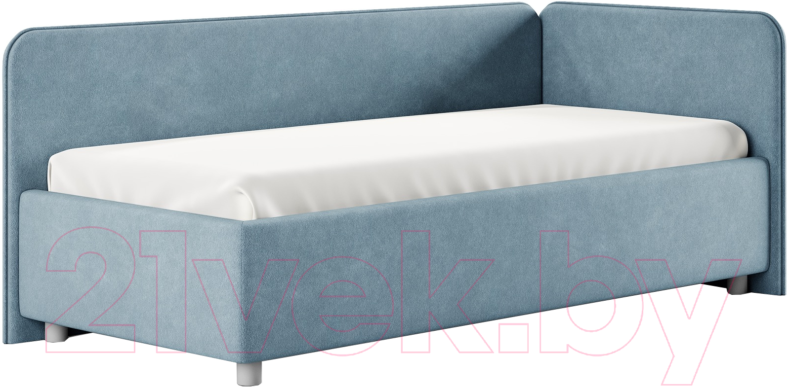 Каркас кровати Сонум Capri R 90x200 (эвита голубой) - фото