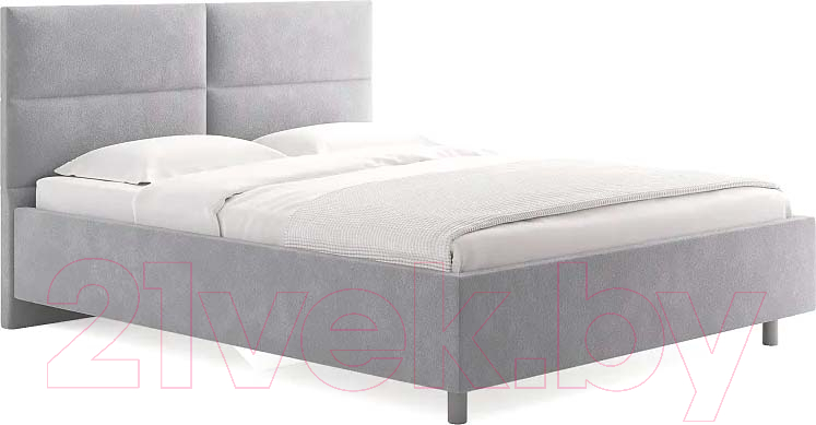 Каркас кровати Сонум Omega 200x200 (эвита пепельный) - фото