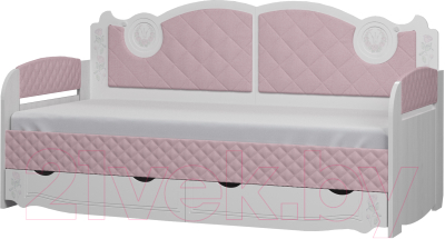 Кровать-тахта Аквилон Розалия №900.4 (лиственница белая) - фото