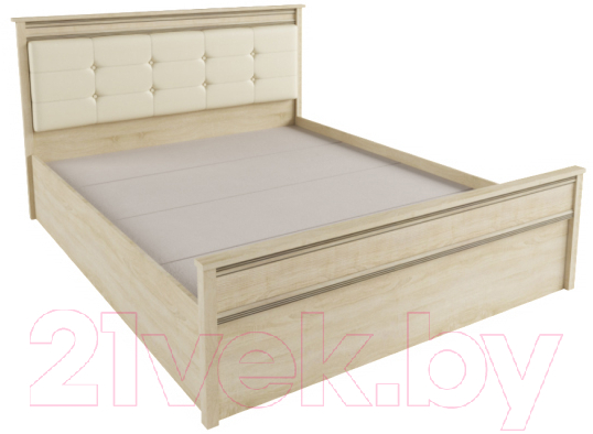Каркас кровати Тэкс Ливорно ЛКР-1 140x200 (дуб сонома) - фото