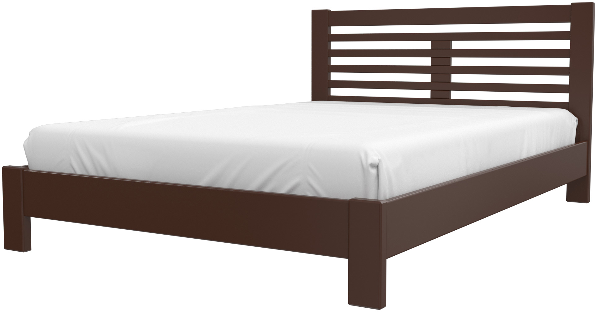 Каркас кровати Bravo Мебель Линда 160x200 (орех) - фото