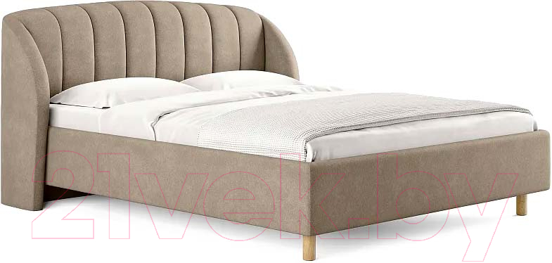 Каркас кровати Сонум Valencia 200x200 (эвита какао) - фото