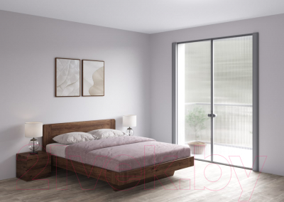 Каркас кровати Drewood Пиастр 90x200 / ПИ.001.400.000.00 (шоколад)