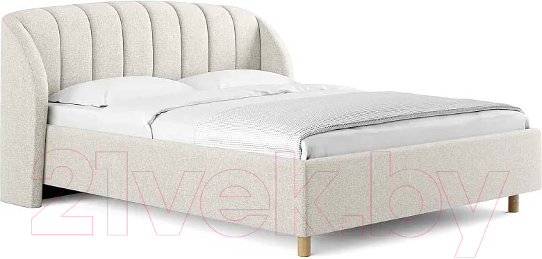 Каркас кровати Сонум Valencia 200x200 (рогожка льняной) - фото