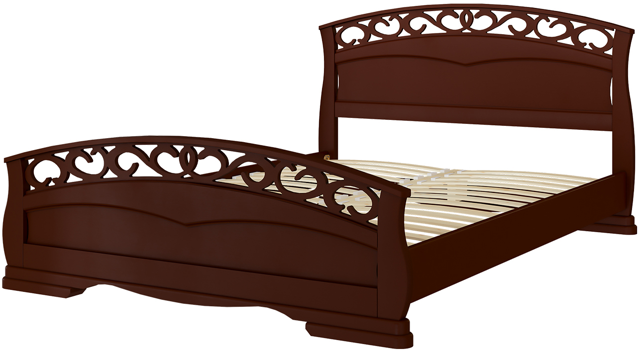 Каркас кровати Bravo Мебель Грация 1 120x200 (орех) - фото