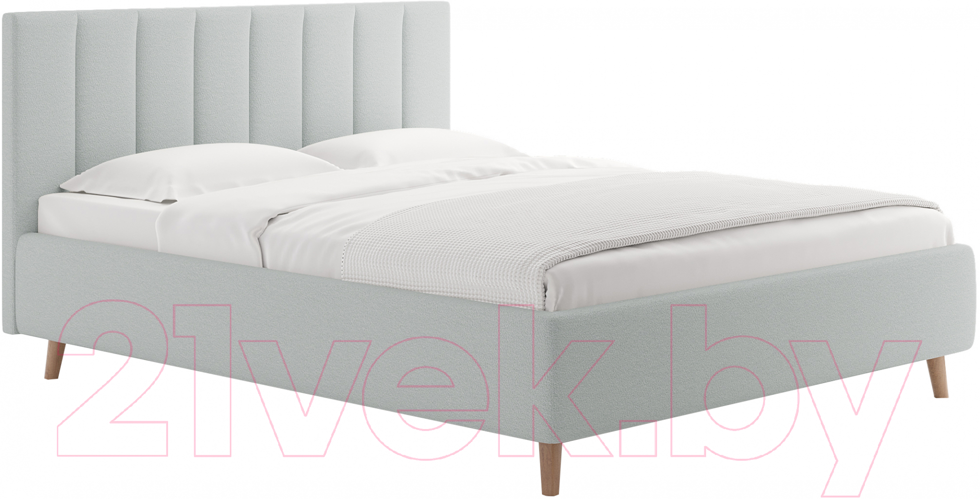 Каркас кровати Сонум Alma 180x200 (тедди пепельный) - фото