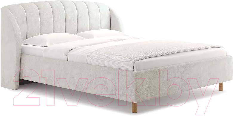 Каркас кровати Сонум Valencia 200x200 (бентли белый) - фото