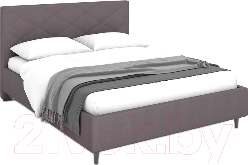 Каркас кровати Rivalli Аликанте Сканди 160x200 (Newtone Antracite) - фото