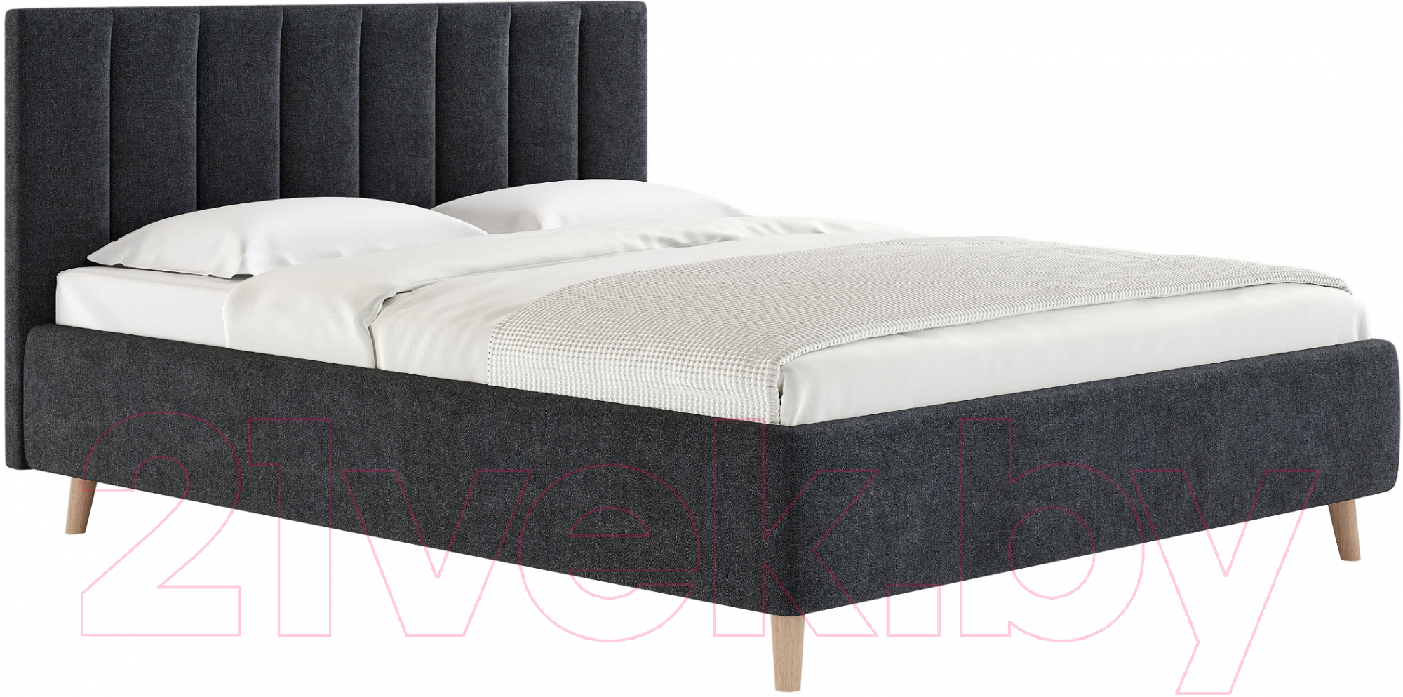 Каркас кровати Сонум Alma 180x200 (рогожка графит) - фото