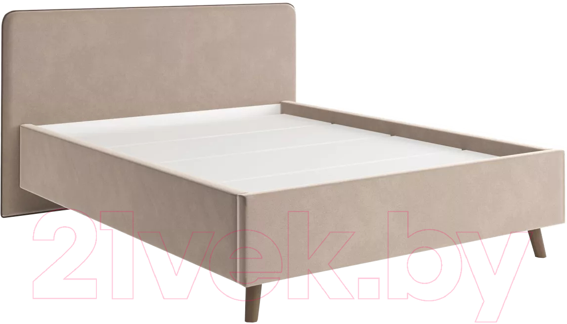 Каркас кровати Stolline Ванесса 16 160x200 (бежевый) - фото