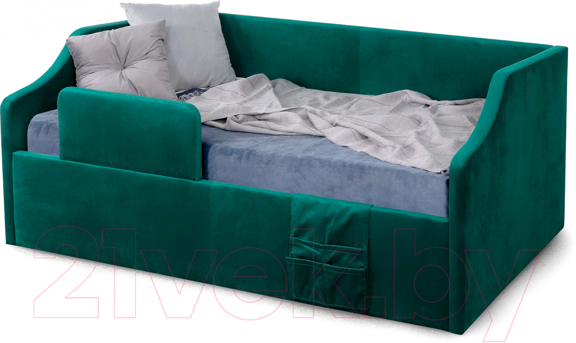 Кровать-тахта Мебельград Дрим Стандарт (мора зеленый) - фото